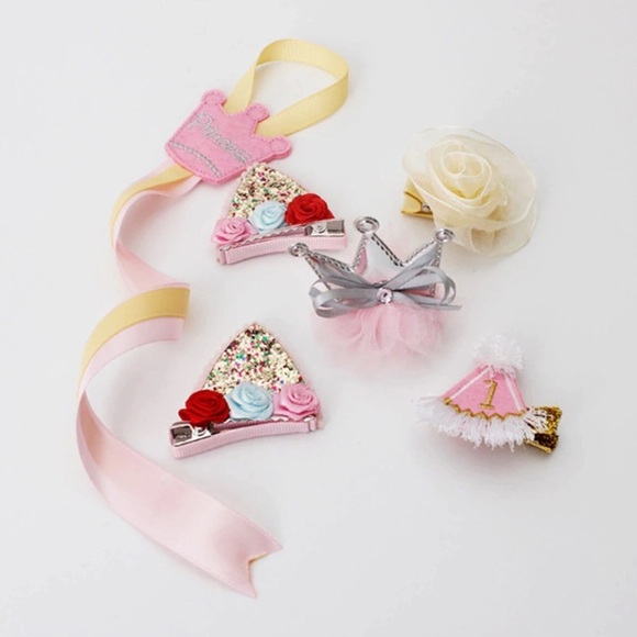 Other - "3/23" 5PCS/Set Cute Hairpins Set for Baby Girl